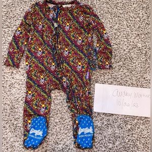 Posh peanut Lisa Frank footie